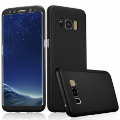 Husa Samsung Galaxy S8 Plus Fata Spate 360 Neagra foto