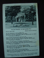 Carte postala militara germana originala, cantec LILI MARLEEN/nazi/propaganda foto