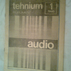 Tehnium - supliment audio 1/1990