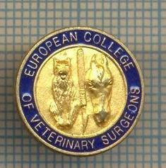 ZET 906 INSIGNA -EUROPEAN COLLEGE -OF VETERINARY SURGEONS- MEDICINA VETERINARA