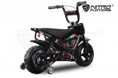 Motocicleta electrica pentru copii 250W 24V Eco Flee cu roti ajutatore foto