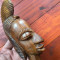 Statueta sculptura lemn exotic - Bust de femeie arta africana model deosebit !