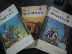 WINNETOU * 3 vololume - Karl May - Editura Tineretului, 1967 foto