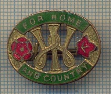 ZET 903 INSIGNA -,,FOR HOME AND COUNTRY&amp;quot;- DEVIZA A FEMEILOR DIN PRIMUL RAZBOI foto