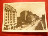 Ilustrata Bucuresti - Bl.Gen.Magheru circulat 1956