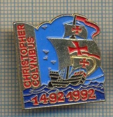 ZET 885 INSIGNA -CHRISTOPHER COLVMBUS 1492-1992 - CRISTOFOR COLUMB -EXPLORATOR foto