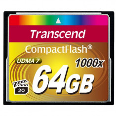 Card memorie Transcend Compact Flash 1000x 64GB foto
