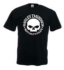 Tricou Harley-Davidson. Tricou personalizat, Tricou Fruit of the Loom, moto foto