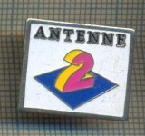 ZET 873 INSIGNA ANTENNE 2 - RENUMITUL POST FRANCEZ DE TELEVIZIUNE ANTENA 2