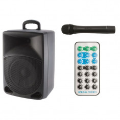 Boxa activa bluetooth, 120 W, cu acumulator, microfon si telecomanda, Sal foto