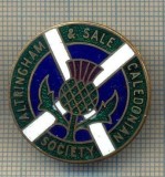 ZET 909 INSIGNA - ALTRINGHAM &amp; SALE CALEDONIAN SOCIETY - SCOTIANA- DIASPORA?