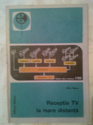 Receptia TV la mare distanta - Mihai Basoiu (Editura Tehnica, 1989) foto