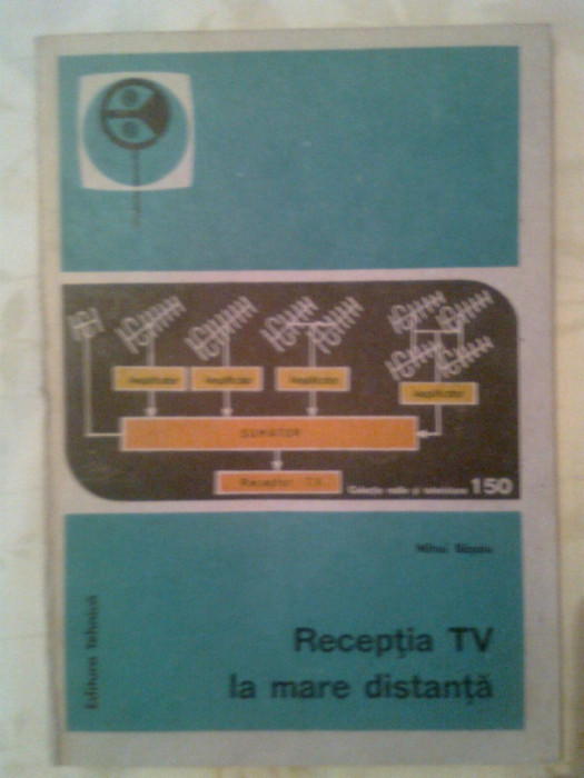 Receptia TV la mare distanta - Mihai Basoiu (Editura Tehnica, 1989)