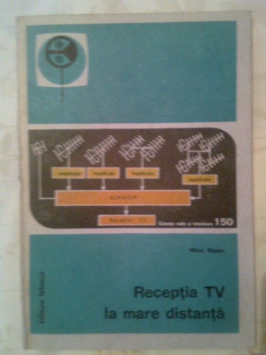 Receptia TV la mare distanta - Mihai Basoiu (Editura Tehnica, 1989)