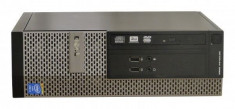 Calculator Dell Optiplex 3020 Desktop SFF, Intel Core i5 Gen 4 4590 3.3 GHz, 4 GB DDR3, 500 GB HDD SATA, DVD foto