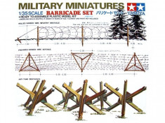 + Kit 1/35 Tamiya 35027 - Barricade Set + foto