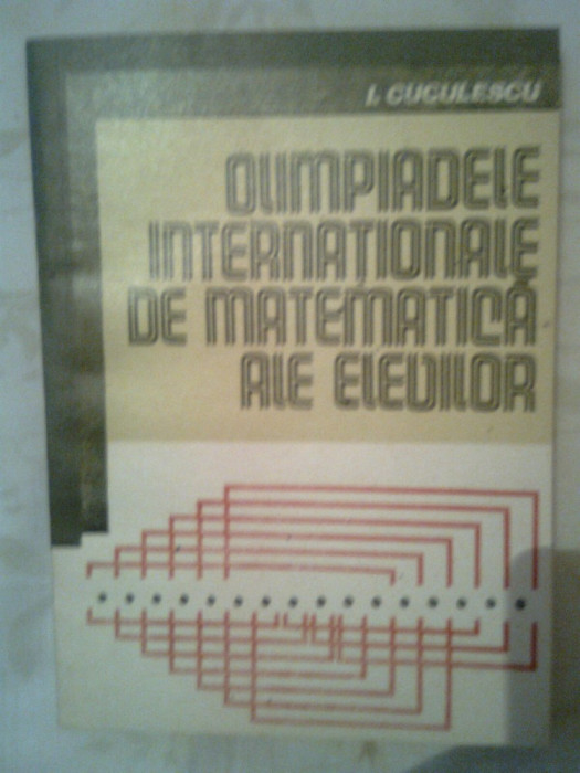 Olimpiadele internationale de matematica ale elevilor - I. Cuculescu (1978)