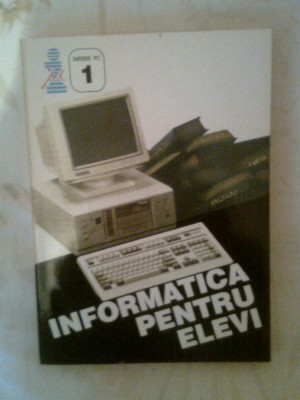 Informatica pentru elevi (Microinformatica, Cluj-Napoca, 1991) foto