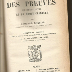 6A(x) Tratat de probe in drept civil si penal- Francez 1888