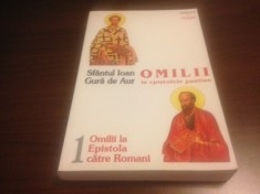 SFANTUL IOAN GURA DE AUR, OMILII LA EPISTOLELE PAULINE(1)- EPISTOLA CATRE ROMANI foto