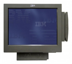 Sistem POS IBM SurePOS 4846-565, Display 15inch Touchscreen, Intel Celeron 2.53 GHz, 4 GB DDR2, 120 GB SSD NOU, Customer Display, Cititor Card, Wind foto