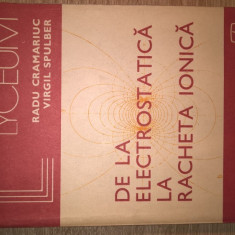 De la electrostatica la racheta ionica - Radu Cramariuc; Virgil Spulber (1983)