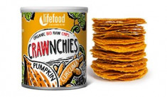Chips Crawnchies cu dovleac si turmeric raw bio 30g foto