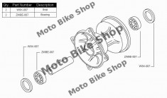 Kit rulmenti+semeringuri roata fata KX125/ KX250/ KX250F/ KX450F, foto