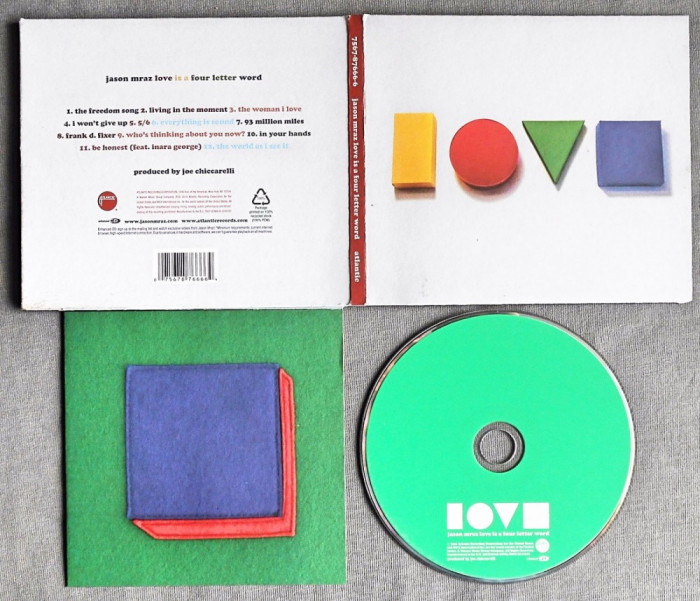 Jason Mraz - Love Is A Four Letter Word CD Digipack