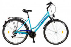 Bicicleta DHS Travel 2854 Culoare Albastru ? 480mm foto