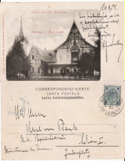 Berhomet , Bucovina - clasica 1903- editura Leon Konig, Cernauti foto