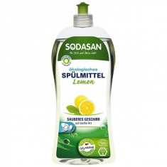 Detergent lichid ecologic pentru vase cu lamaie 1L foto