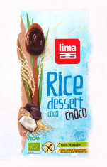 Desert din orez cu cocos si ciocolata bio 2x100ml foto