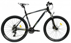 Bicicleta DHS Terrana 2727 (2017) Negru-Gri, 495mm foto