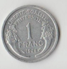 Moneda 1 franc 1944 - Franta foto