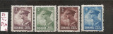 SD Romania 1930 LP87- Carol II, P.A. (uzuale), seria de 4 val., MLH, Nestampilat