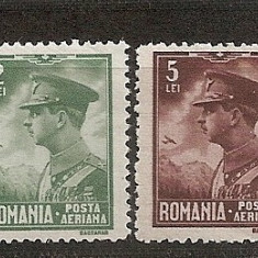 SD Romania 1930 LP87- Carol II, P.A. (uzuale), seria de 4 val., MLH