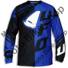 Tricou motocross Ufo Cluster, albastru, XL, foto