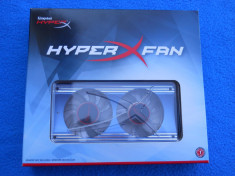 Ventilator memorii ram Kingston HyperX Fan albastru. foto