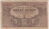 CEHOSLOVACIA 10 COROANE KORUN 1927 U