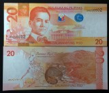 !!! FILIPINE - 20 PISO 2016 - P 206 NEW - UNC / SEMNATURA NOUA