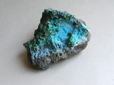Specimen minerale - CHRYSOCOLA CU MALACHIT (C1) foto