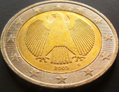 Moneda bimetal 2 Euro - GERMANIA, anul 2003 *cod 5054 foto