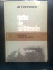 Al. Odobescu - Note de calatorie (Editura Sport-Turism, 1981)