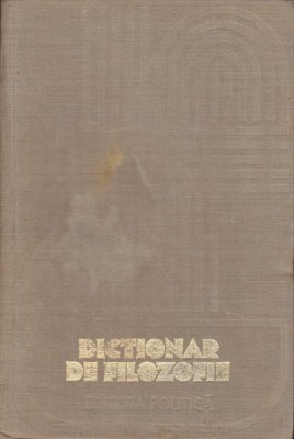 Dicționar de filozofie foto