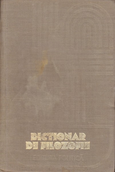 Dicționar de filozofie
