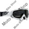 Ochelari cross/enduro S13 Enemy Sand Thor, alb/negru, sticla fumurie, S,