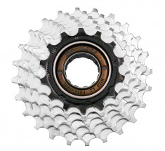 Pinion SunRace Pe Filet 14-28T MTB 5V Argintiu foto