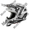 Casca motocross Airoh Aviator 2.1 Arrow White Gloss, alb-carbon, M=57-58,