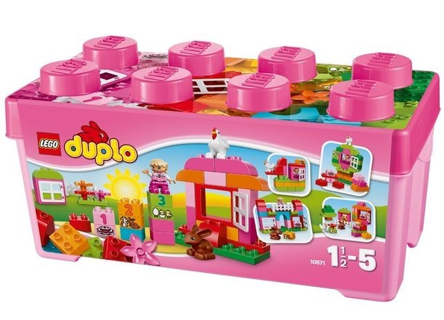 Cutie roz completa pentru distractie LEGO DUPLO foto mare Cutie roz completa pentru distractie LEGO DUPLO foto mare